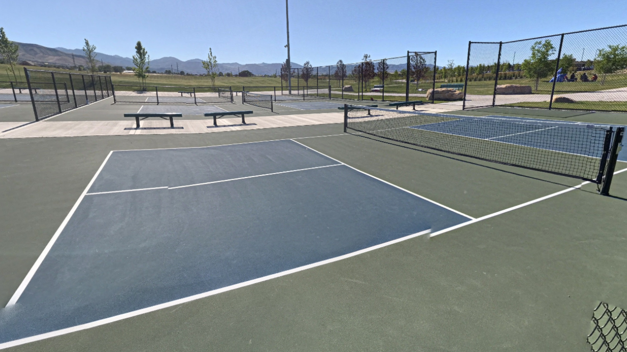 Tennis fields at Wardle Fields Regional Park Riverton UT